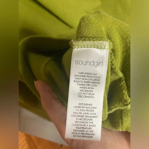 Soundgirl Chartreuse Zip Up Jacket Estimated Size Small - Picture 4 of 5